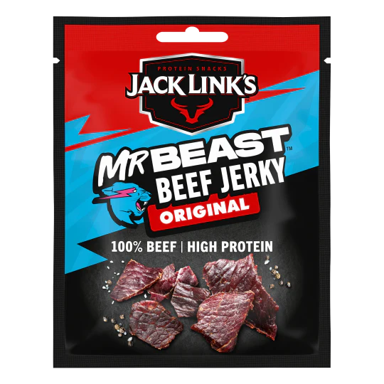 Jack Link’s x MrBeast Original Beef Jerky 40g | Halal Beef Jerky