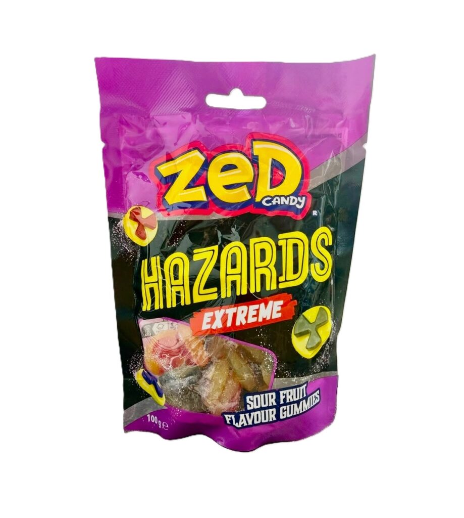 Zed Candy Hazards Extreme Sour Flavor 80g