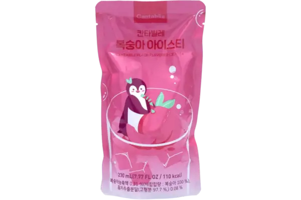 Cantabile Peach Ice Tea (Pouch) 10x230ml (Made in Korea)