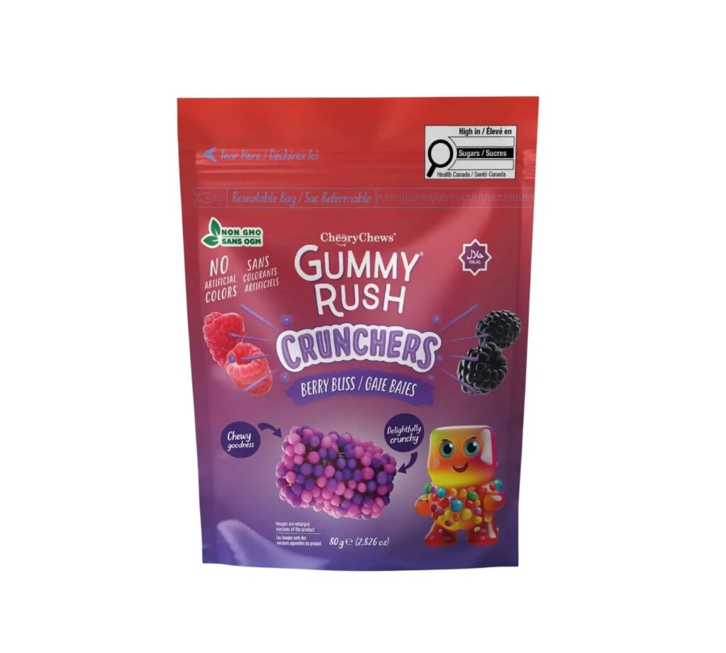 Gummy Rush Crunchers Berry Bliss 80g (HALAL)
