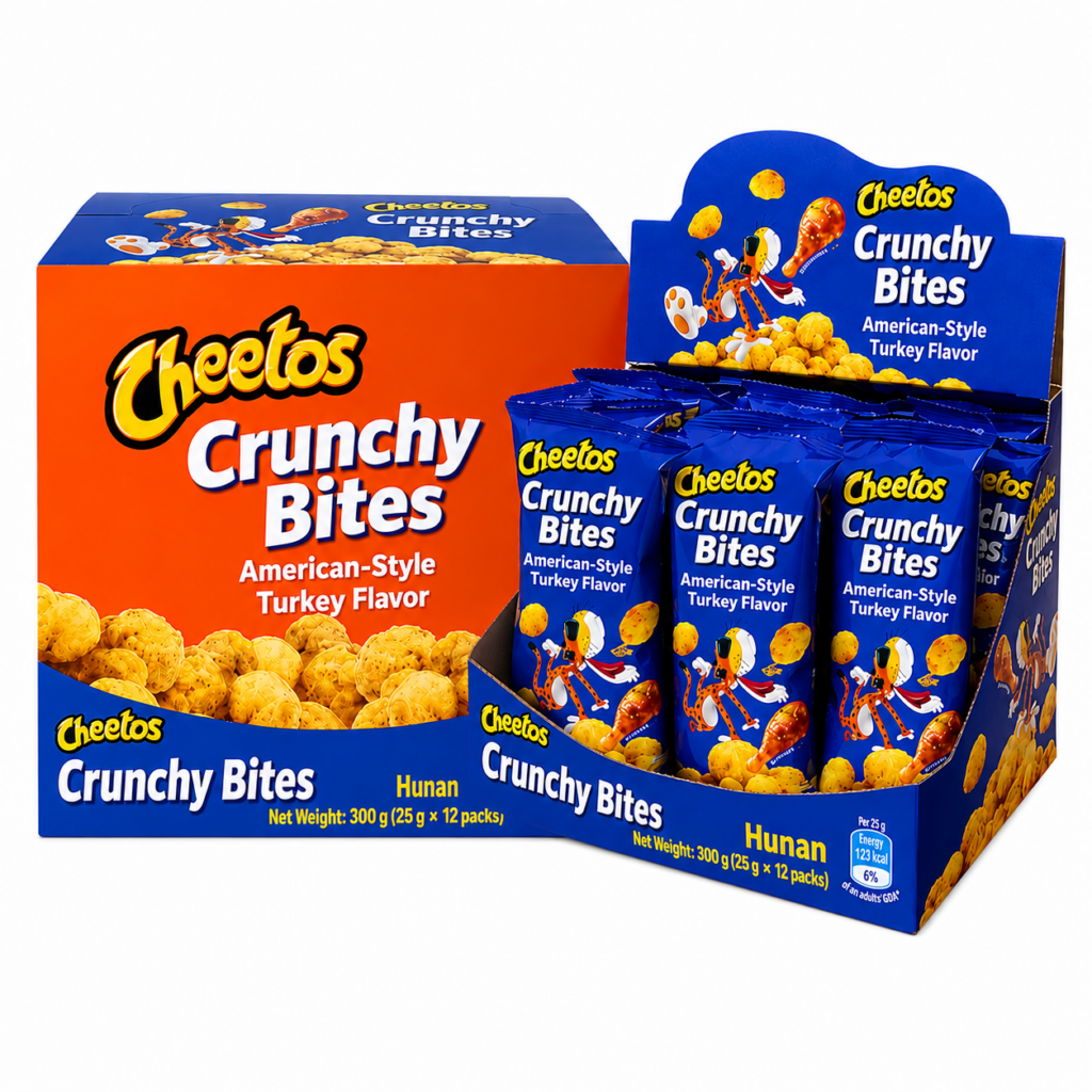 Cheetos American Turkey Flavor 25g | Crunchy Cheese Snack