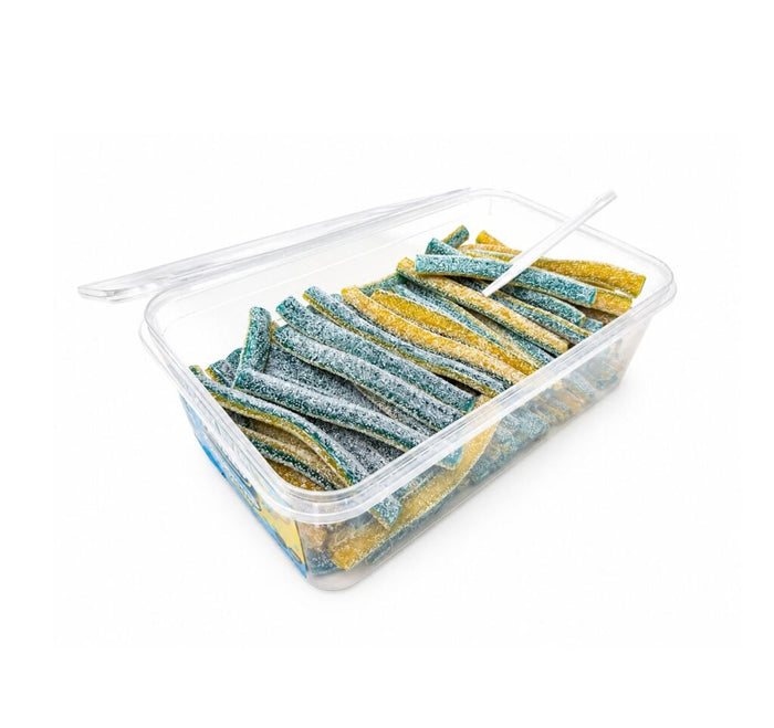 Sour Candy Paradise Neon Pencils Blue Razz Lemonade – 1kg Pick & Mix