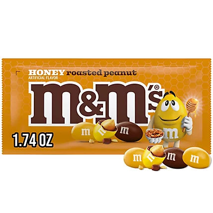 M&M'S HONING GEBRANDE NOOT SINGLE 1.74oz