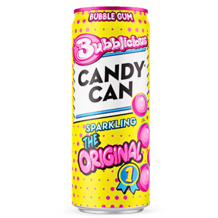 Candy Can Bubblicious Original 12 X 330ml