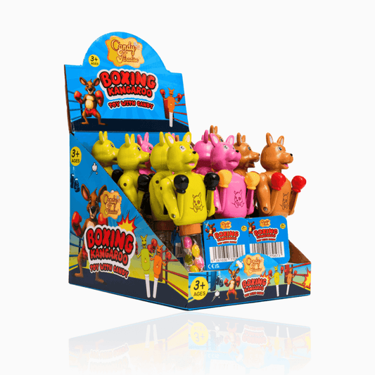 Candy Paradise Boxing Kangaroo Toy With Candy – 10g (Halal)