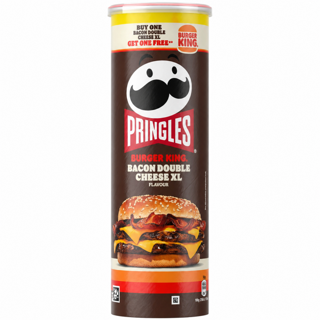 Pringles Burger King Bacon Dubbele Kaas 165g