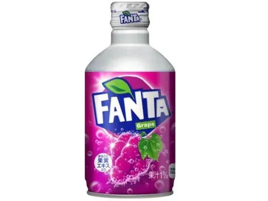 Fanta Grape Aluminum Bottle 24 x 300ML (Made in Japan)