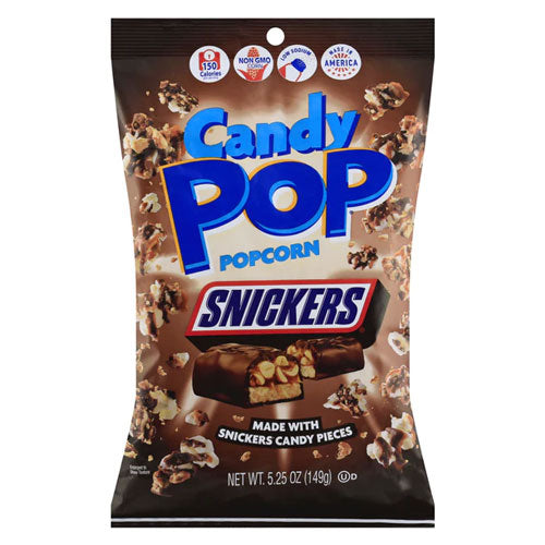 Candy Pop Popcorn Snickers 149g | Chocolate & Caramel Popcorn