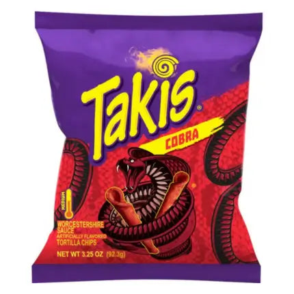 𝗧𝗔𝗞𝗜𝗦 Cobra opgerolde tortillachips 92,3g