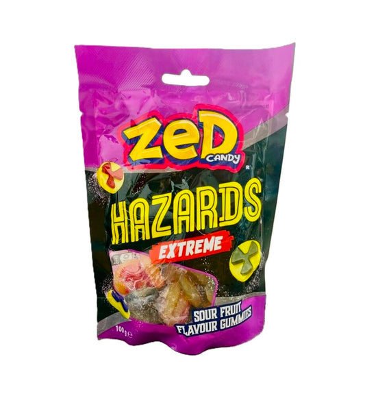 Zed Candy Hazards Extreme Sour Flavor 80g