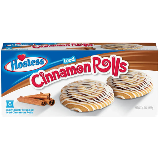 HOSTESS Cinnamon Roll 468g | Soft & Sweet Cinnamon Pastry