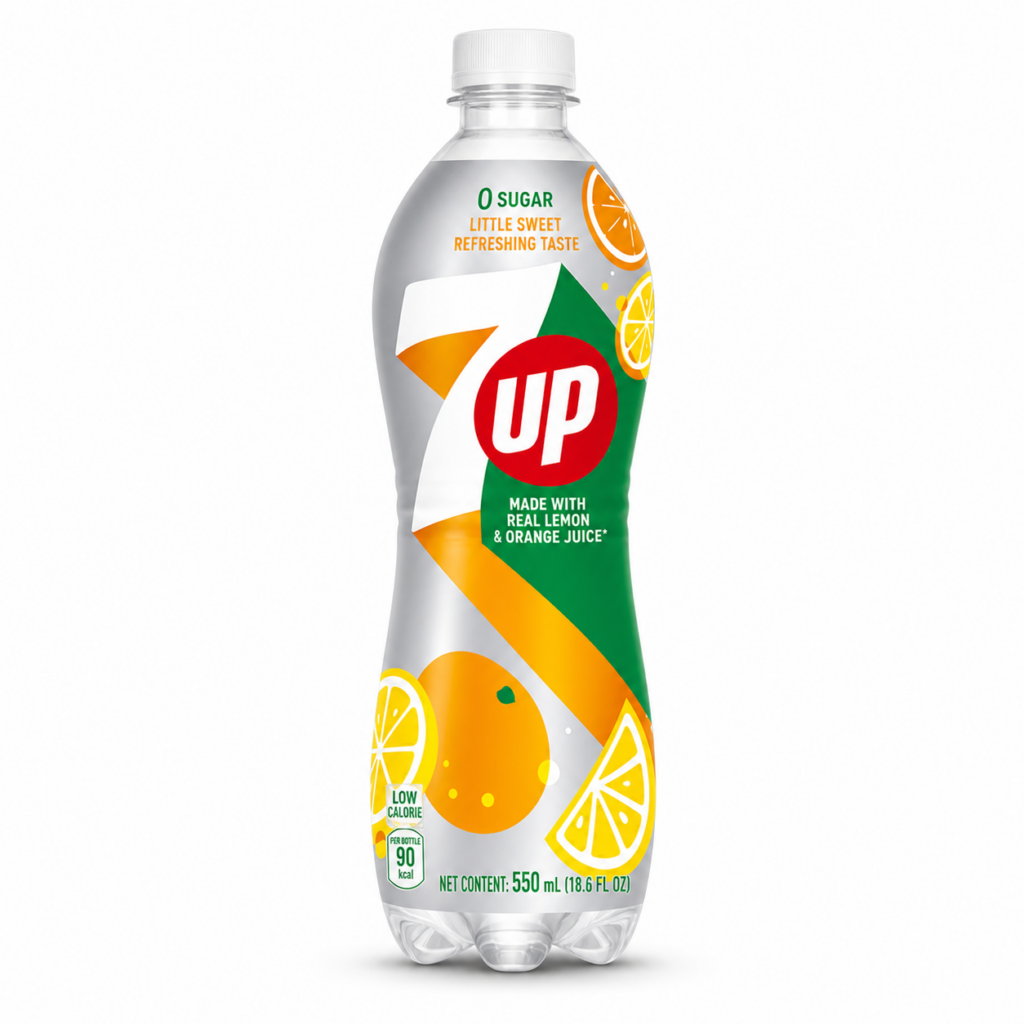 7up Lemon Orange 12x550ml (Import Japan)