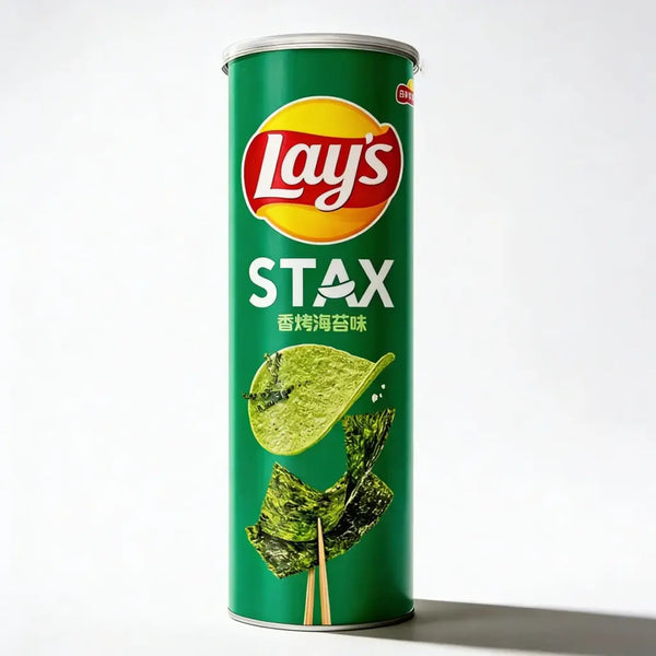 Lay’s Stax Roasted Seaweed Flavor 90g | Imported Asian Snack