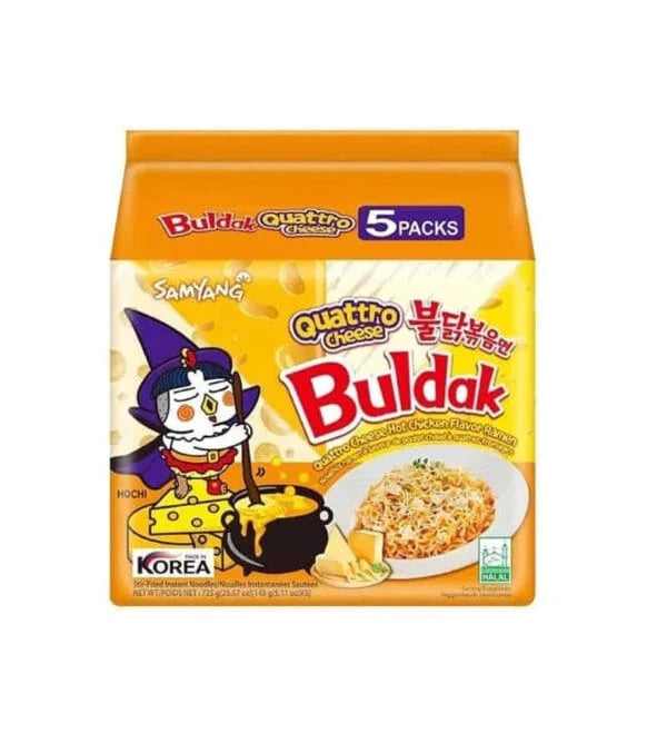 𝗦𝗔𝗠𝗬𝗔𝗡𝗚  Buldak quattro cheese ramen 145g