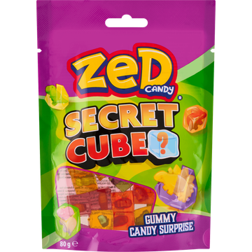 Zed Candy Secret Cube Gummy Candy Surprise 80g